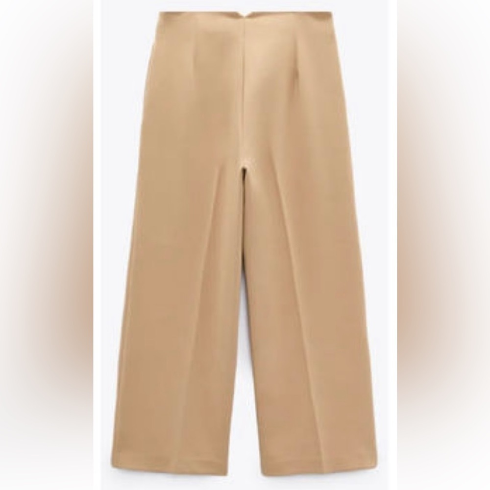 Zara Wide Leg Pintuck Pants - Picture 7 of 14